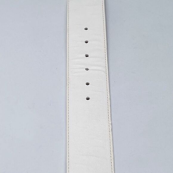Sergio Hudson Square Buckle Wide Leather Belt size 12 main image 6